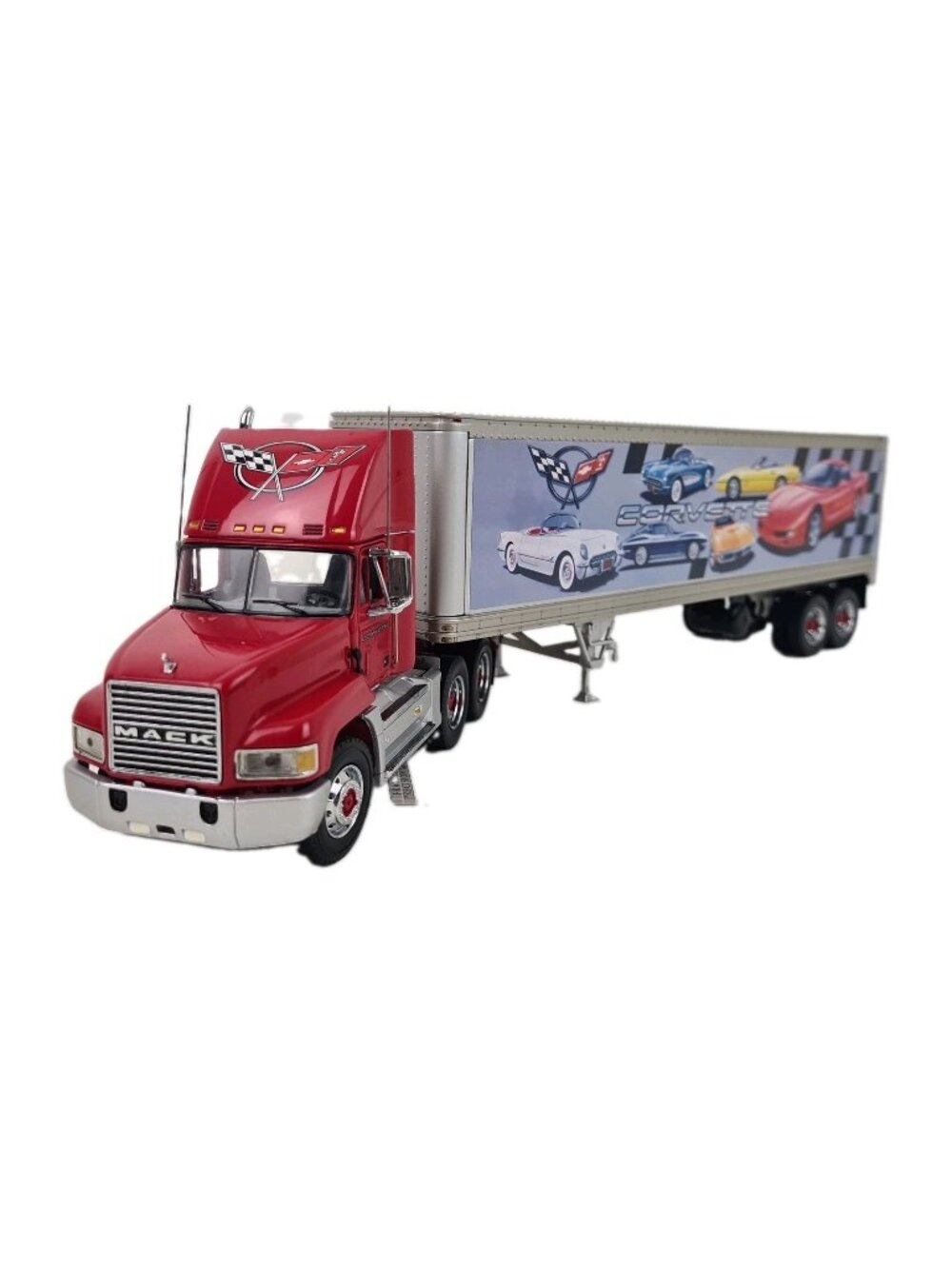 Franklin Mint Precision Models 1:43 The Tractor Trailer Mack Corvette B11XR25